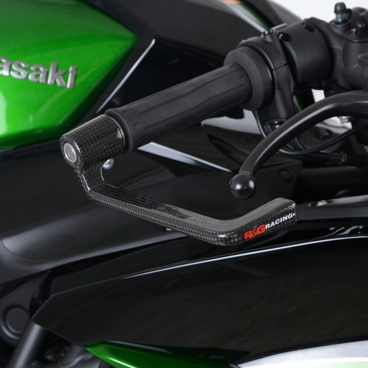 R&G Racing Pure Carbon Fibre Brake Lever Guard for Kawasaki H2 SX '16-'22 and Honda CBR500R '19-'22 R&G Racing Pure Carbon Fibre Brake Lever Guard for Kawasaki H2 SX '16-'22 and Honda CBR500R '19-'22